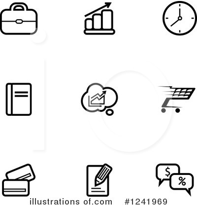 Royalty-Free (RF) Icons Clipart Illustration by Vector Tradition SM - Stock Sample #1241969
