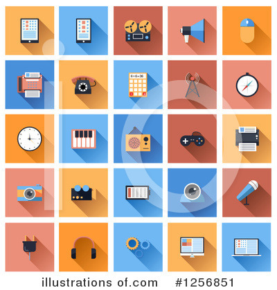 Website Buttons Clipart #1256851 by vectorace