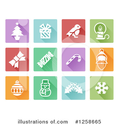 Christmas Tree Clipart #1258665 by AtStockIllustration