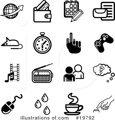 Mouse Clipart #19792 by AtStockIllustration