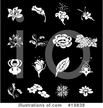 Floral Clipart #19838 by AtStockIllustration