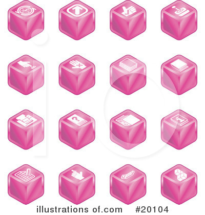 Royalty-Free (RF) Icons Clipart Illustration by AtStockIllustration - Stock Sample #20104