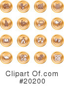 Icons Clipart #20200 by AtStockIllustration