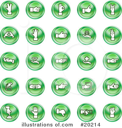 Royalty-Free (RF) Icons Clipart Illustration by AtStockIllustration - Stock Sample #20214