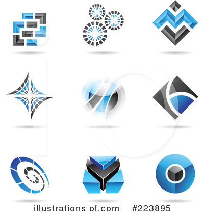 Royalty-Free (RF) Icons Clipart Illustration by cidepix - Stock Sample #223895