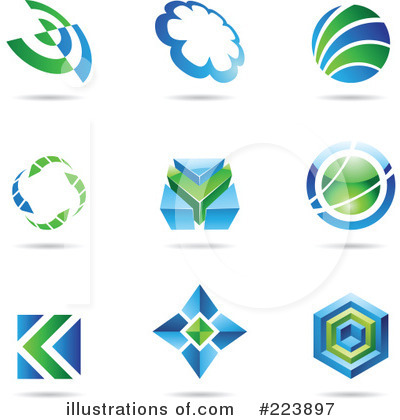 Royalty-Free (RF) Icons Clipart Illustration by cidepix - Stock Sample #223897
