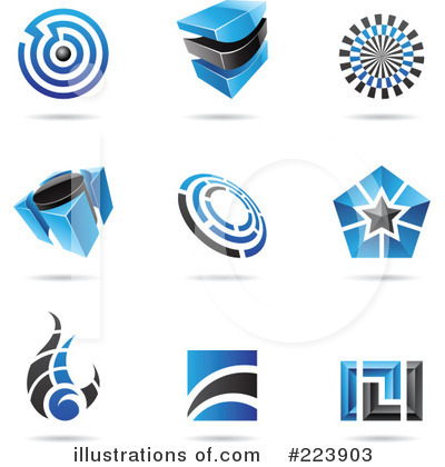 Royalty-Free (RF) Icons Clipart Illustration by cidepix - Stock Sample #223903