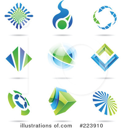 Royalty-Free (RF) Icons Clipart Illustration by cidepix - Stock Sample #223910