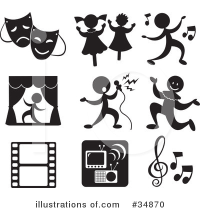 Royalty-Free (RF) Icons Clipart Illustration by Alexia Lougiaki - Stock Sample #34870