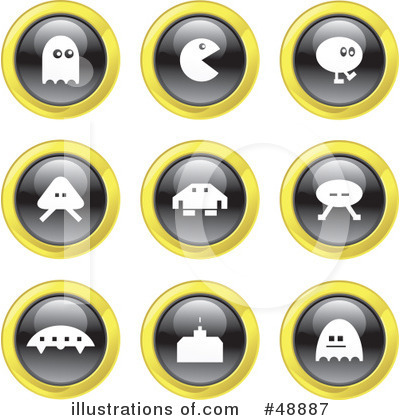Royalty-Free (RF) Icons Clipart Illustration by Prawny - Stock Sample #48887
