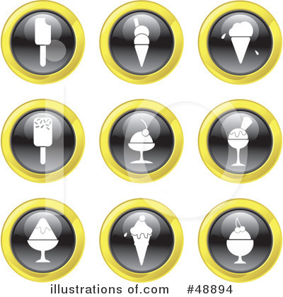 Royalty-Free (RF) Icons Clipart Illustration by Prawny - Stock Sample #48894