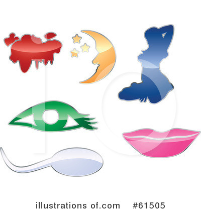 Royalty-Free (RF) Icons Clipart Illustration by r formidable - Stock Sample #61505