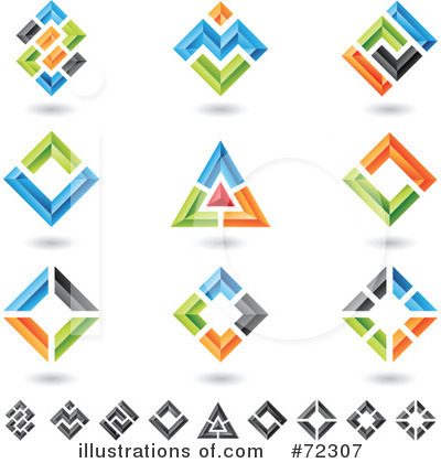Royalty-Free (RF) Icons Clipart Illustration by cidepix - Stock Sample #72307