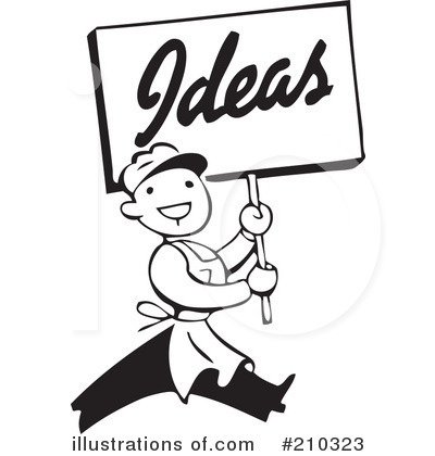 Royalty-Free (RF) Ideas Clipart Illustration by BestVector - Stock Sample #210323