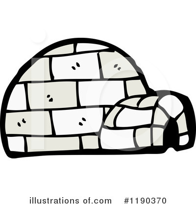 Royalty-Free (RF) Igloo Clipart Illustration by lineartestpilot - Stock Sample #1190370