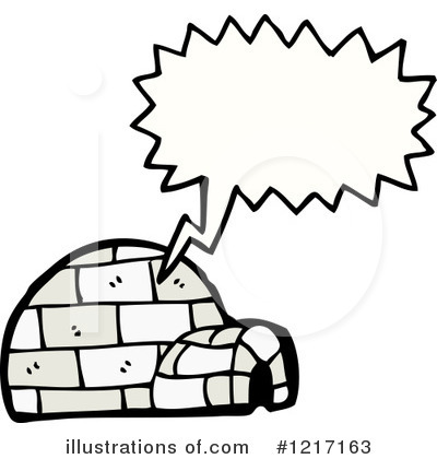 Royalty-Free (RF) Igloo Clipart Illustration by lineartestpilot - Stock Sample #1217163