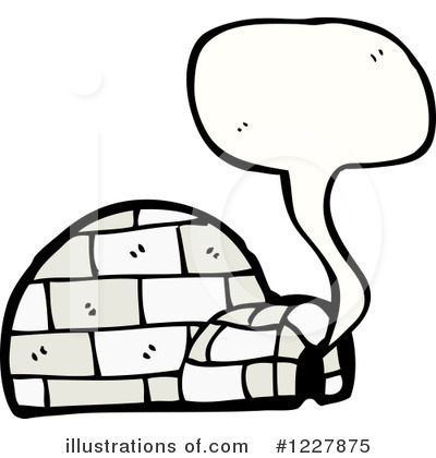 Royalty-Free (RF) Igloo Clipart Illustration by lineartestpilot - Stock Sample #1227875