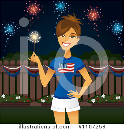 Royalty-Free (RF) Independence Day Clipart Illustration by Amanda Kate - Stock Sample #1107258