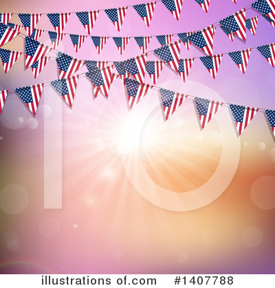 Bunting Clipart #1407788 by KJ Pargeter