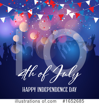 Royalty-Free (RF) Independence Day Clipart Illustration by KJ Pargeter - Stock Sample #1652685