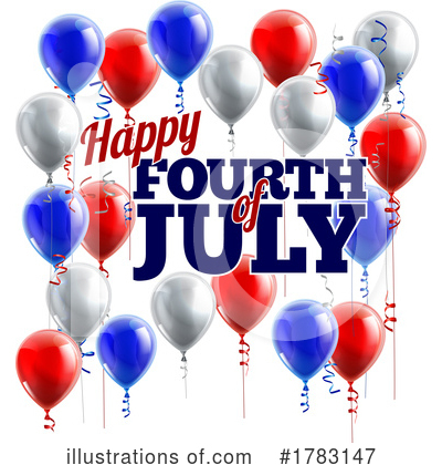 Fourth Of July Clipart #1783147 by AtStockIllustration