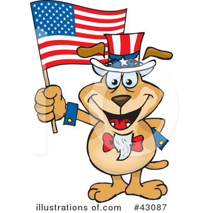 Independence Day Clipart #43087 by Dennis Holmes Designs
