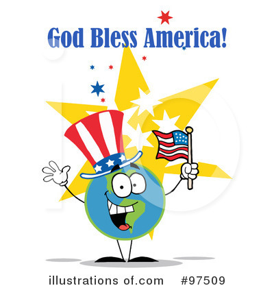 Royalty-Free (RF) Independence Day Clipart Illustration by Hit Toon - Stock Sample #97509