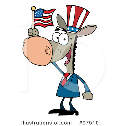 Royalty-Free (RF) Independence Day Clipart Illustration by Hit Toon - Stock Sample #97510