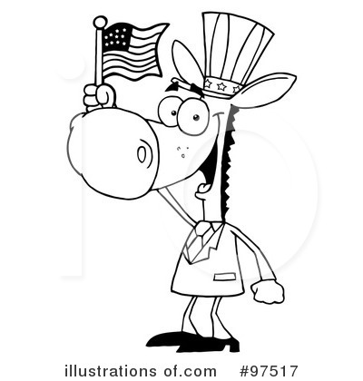 Royalty-Free (RF) Independence Day Clipart Illustration by Hit Toon - Stock Sample #97517