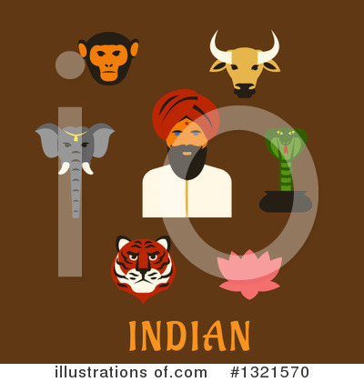 Royalty-Free (RF) India Clipart Illustration by Vector Tradition SM - Stock Sample #1321570