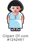 Indian Woman Clipart #1242461 by Lal Perera