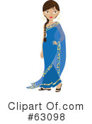 Indian Woman Clipart #63098 by Rosie Piter