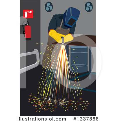 Royalty-Free (RF) Industrial Clipart Illustration by David Rey - Stock Sample #1337888