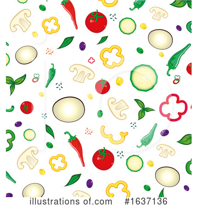 Peppers Clipart #1637136 by Domenico Condello