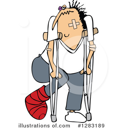 Crutches Clipart #1283189 by djart
