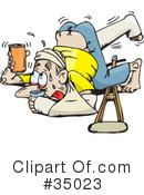 Injury Clipart #35023 by Dennis Holmes Designs