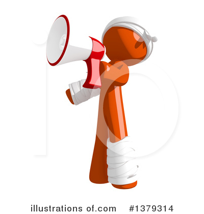 Megaphone Clipart #1379314 by Leo Blanchette