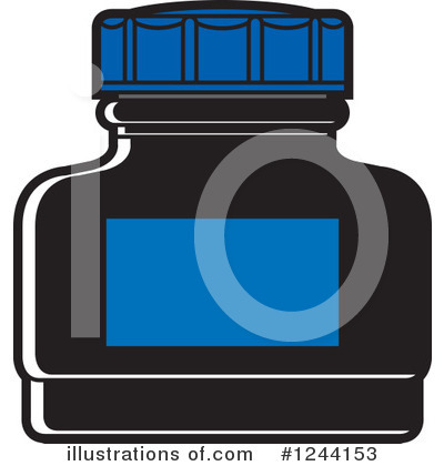 Ink Bottle Clipart #1244153 by Lal Perera