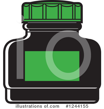 Ink Bottle Clipart #1244155 by Lal Perera