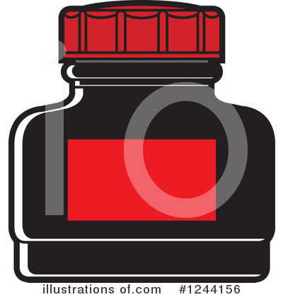 Ink Bottle Clipart #1244156 by Lal Perera