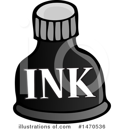 Ink Bottle Clipart #1470536 by visekart