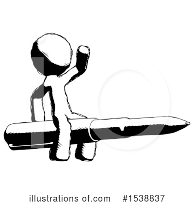 Royalty-Free (RF) Ink Design Mascot Clipart Illustration by Leo Blanchette - Stock Sample #1538837