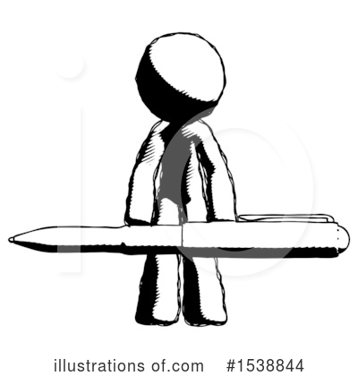 Royalty-Free (RF) Ink Design Mascot Clipart Illustration by Leo Blanchette - Stock Sample #1538844