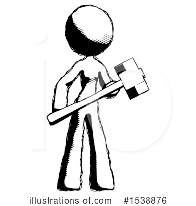Royalty-Free (RF) Ink Design Mascot Clipart Illustration by Leo Blanchette - Stock Sample #1538876