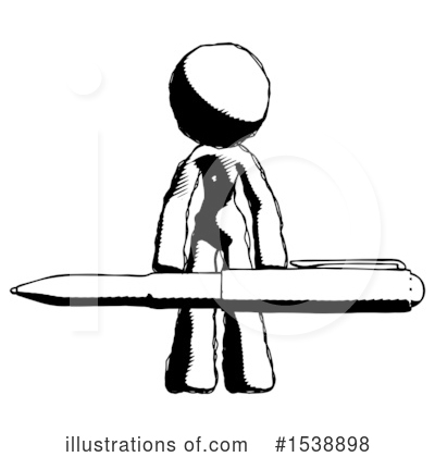 Royalty-Free (RF) Ink Design Mascot Clipart Illustration by Leo Blanchette - Stock Sample #1538898