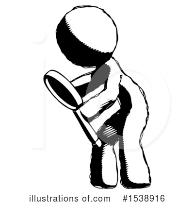 Royalty-Free (RF) Ink Design Mascot Clipart Illustration by Leo Blanchette - Stock Sample #1538916