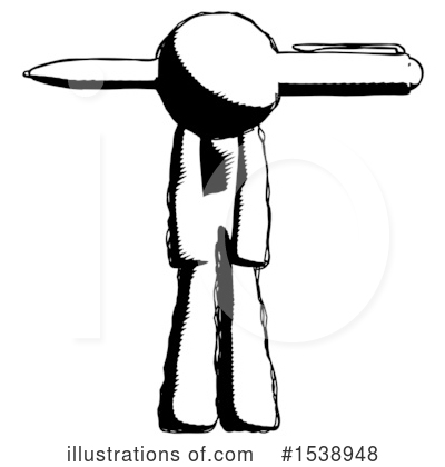 Royalty-Free (RF) Ink Design Mascot Clipart Illustration by Leo Blanchette - Stock Sample #1538948