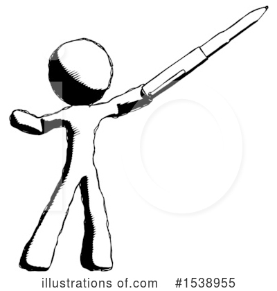 Royalty-Free (RF) Ink Design Mascot Clipart Illustration by Leo Blanchette - Stock Sample #1538955