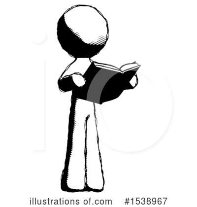 Royalty-Free (RF) Ink Design Mascot Clipart Illustration by Leo Blanchette - Stock Sample #1538967