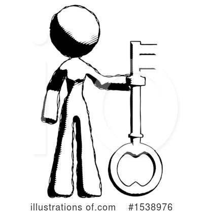 Royalty-Free (RF) Ink Design Mascot Clipart Illustration by Leo Blanchette - Stock Sample #1538976